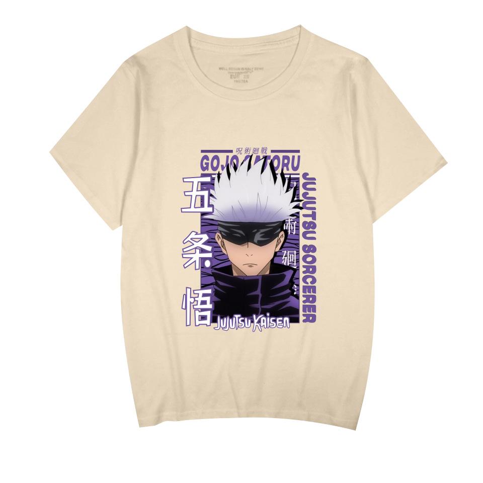 NEW Arrival Women/Men's Casual Jujutsu Kaisen Anime Printed Short Sleeve T-shirt Funny Tee Shirts O-neck Cool Tops
