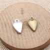 Filigree Heart Charms Antique Alloy Pendants For Vintage Floral Jewelry