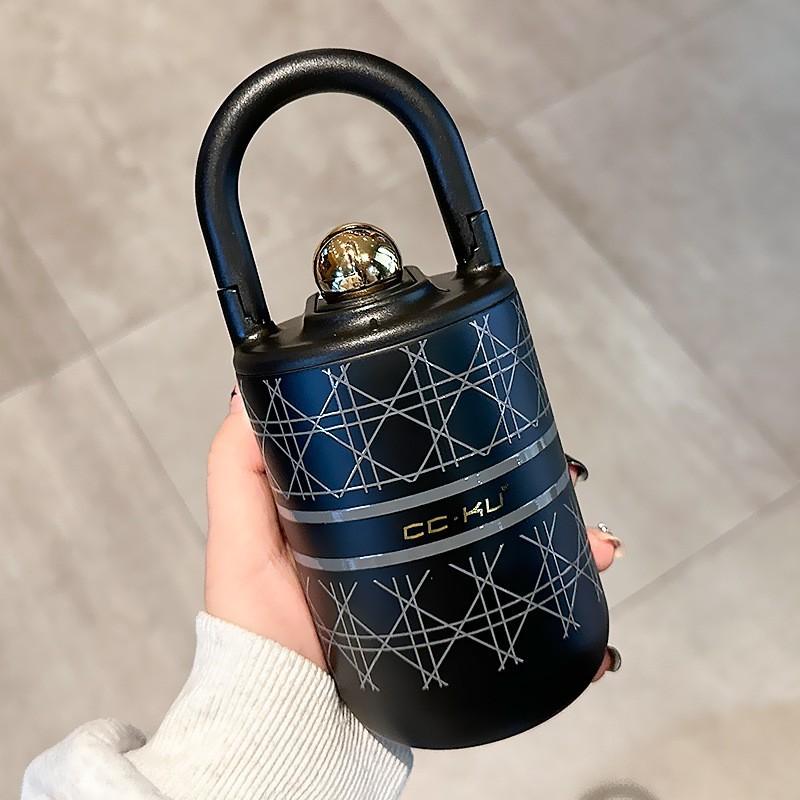 Retro chic insulated cup for girls - Luxury water cup for women - Stainless steel fashionable gift cup