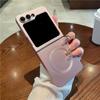 Model Applicable To Samsung ZFlip8 Liquid Silicone Folding Magnetic Mobile Phone Case ZFlip7 Lens Film Protective Case
