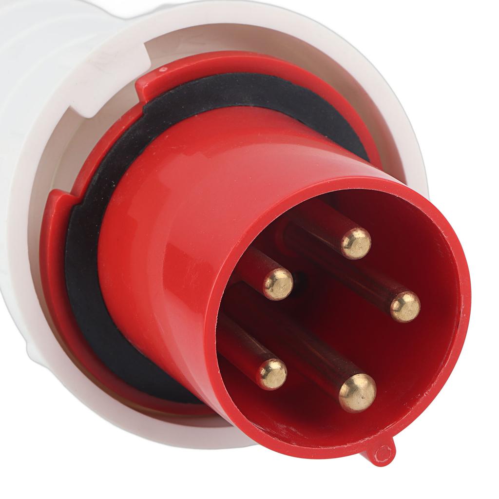 380415V 63A 5Pin Industrial Aviation Plug Open Socket 3P+N+E IP67 Waterproof Plug Socket Connector F