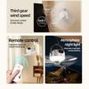 Wireless Remote Control Lighting Ceiling Fan Usb Bedside Dormitory Small Hanging Portable Night Light Electric Fan