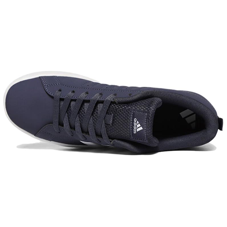 Adidas Vs Pace 2.0 Comfortable Versatile Non-Slip Durable Low-Top Kids Skate Shoes Unisex Skate Shoes Blue White IE3465