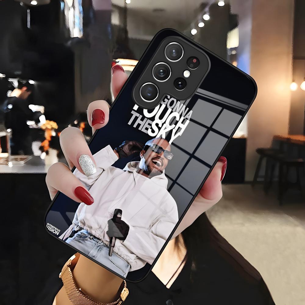 Rapper P-kanye W-wests Phone Case For Samsung S26 S25 Edge Ultra 24 23 22 21 Ultra Plus Fe A55 56 15 4G 5G Glass Cover