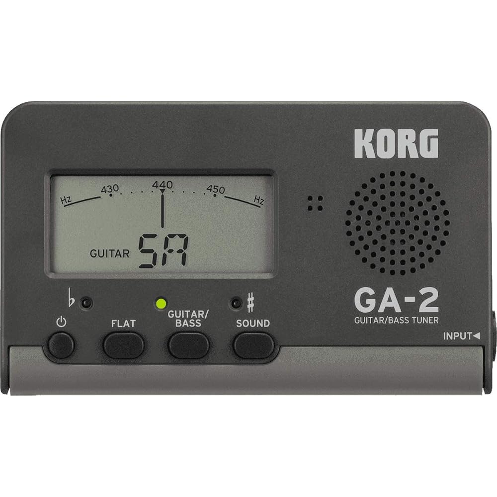 KORG Guitar/Bass Tuner GA-2 Perfect for Personal Practice, Multi-string Guitar, Multi-string Bass...
