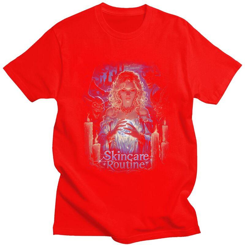 

HalloweenSkincare Routine Witch Tshirt Unisex Short Sleeve Awesome Clothing Summer Style Loose Oversized 100 Cotton Camisetas S