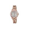 Sheen Classic Elegant Fashion Solar Waterproof Business Solar Quartz Movement Stainless Steel Strap Women Watches White SHE-4522CG-4A