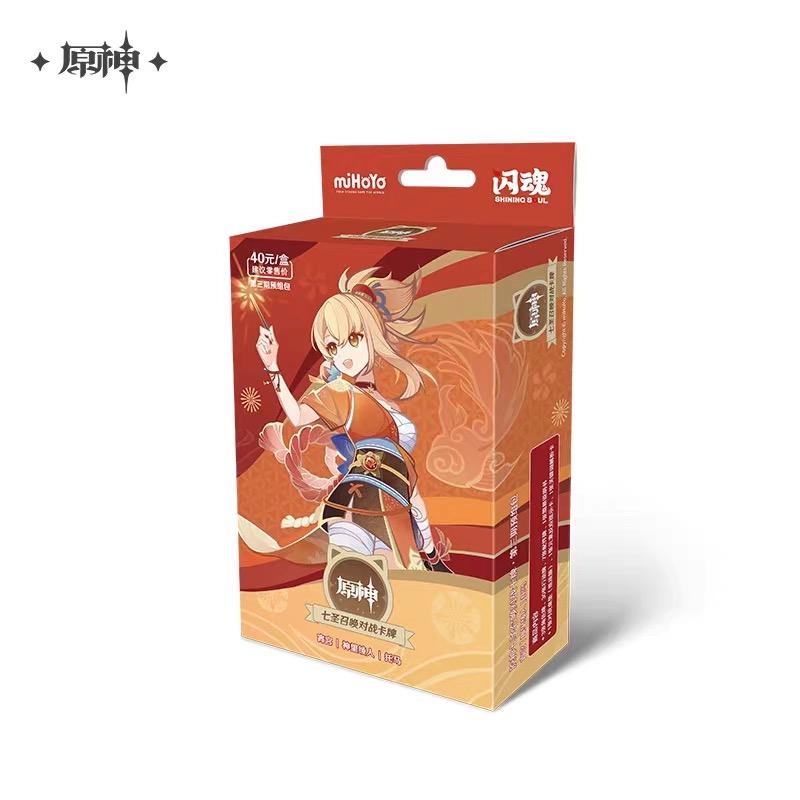Genshin Impact Card Vol.3 Genius Invokation Tcg Battle Card Anime Character Competitive Booster Activity Collection Cards In Stock