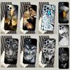 Tier Löwe Wolf Tiger Adler Hülle Für iPhone 16 15 14 Pro Max 11 Pro Max 12 13 Mini X XR XS Max Plus Handyhülle