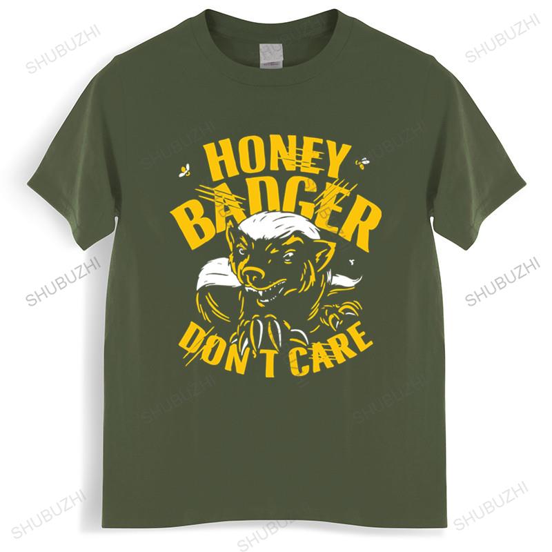 Футболка модного бренда, мужская футболка Neu Honey Badger Dont Care, черная футболка с логотипом, унисекс, для подростков, крутые топы S
