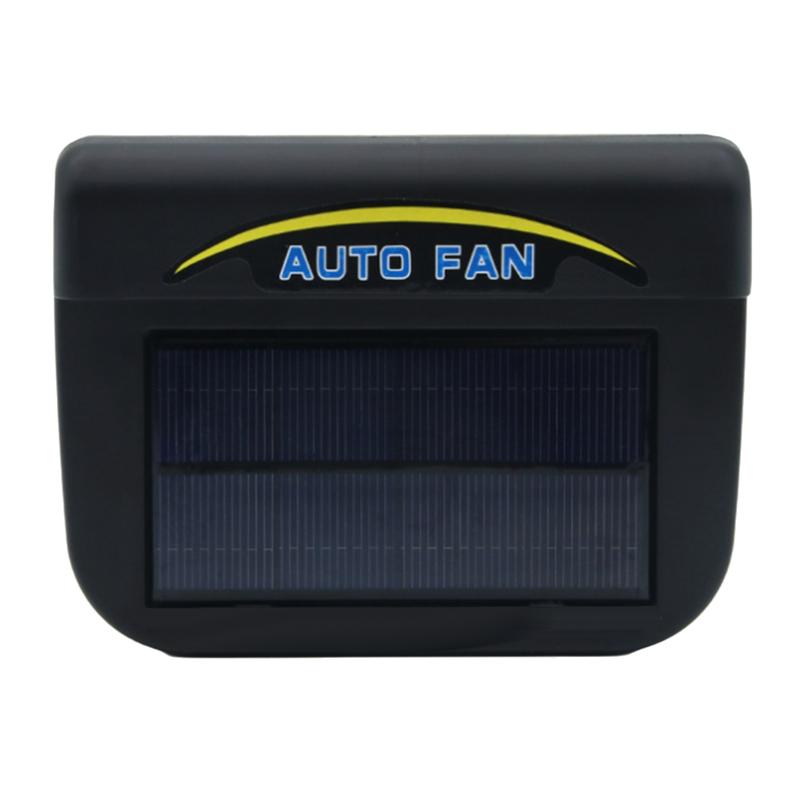 Colder Air Vent Fan Solar Powered Car Auto Window Ventilation Cooling Circulator Cooler Fan