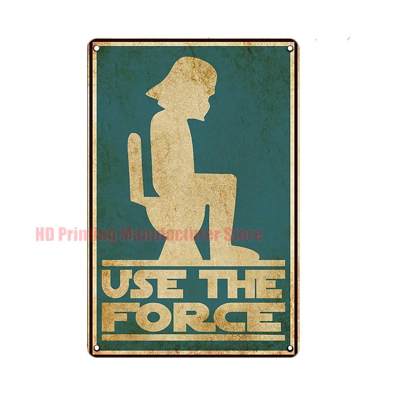 Toilet Wall Decoration Pub Vintage Metal Sign Home Funny Decor Toilet Tin Sign WC Lavatory Toilettes Wall Art Bathroom Restroom