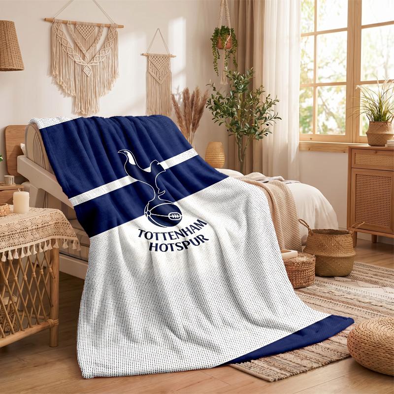 Tottenham Hotspur Print Flannel Blanket Soft Warm Sofa Bed Throw Blanket For Home Office Bedroom