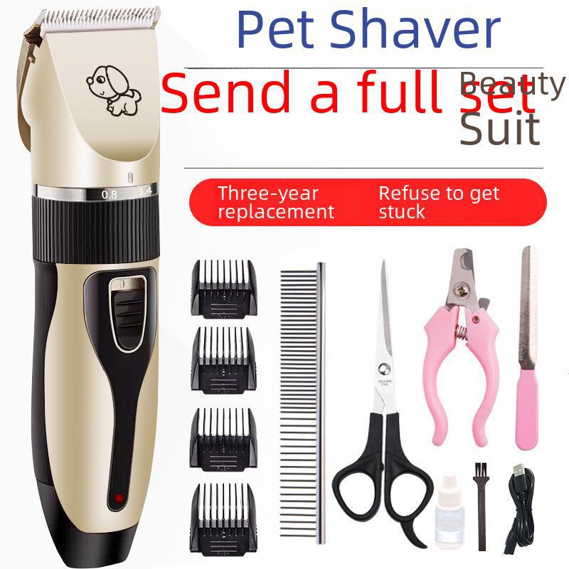 Elektrisches Haarschneide- und Nagelschneider-Set für Haustiere für Katzen und Hunde