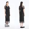 JNBY 2025 Autumn Round Neck Short Sleeve Loose Shirt