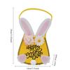 1pcs Easter Handheld Basket Home Rabbit Decoration Simple Storage Basket Cute Bunny-Shaped Tote for Easter Gifts & Home Decorate
