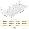 White Jewelry Display Stand for Bracelets, Rings, and Necklaces