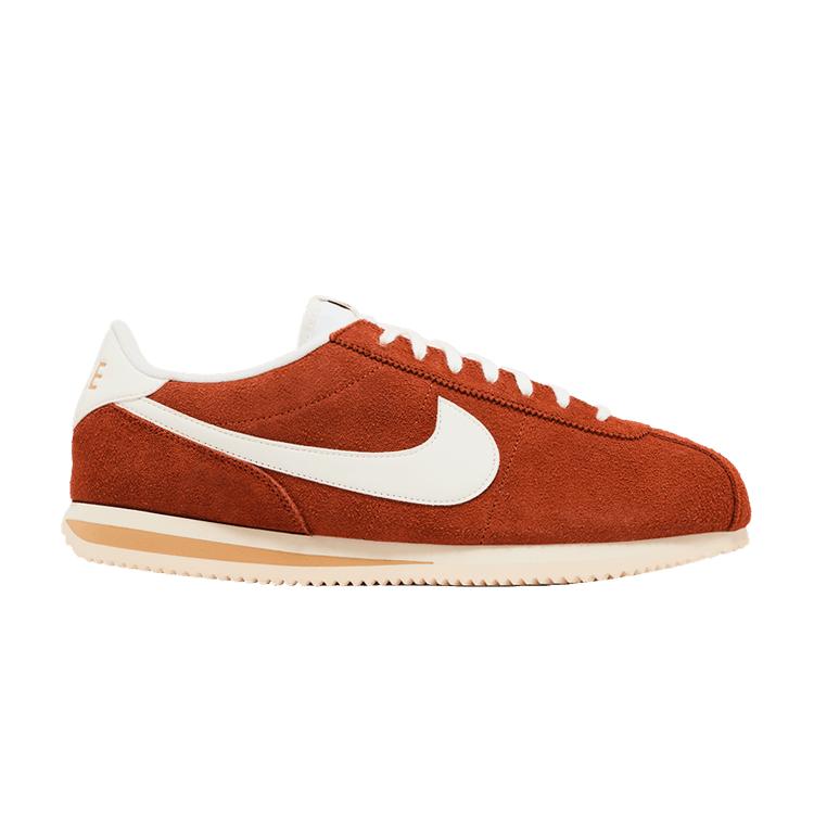 Nike Cortez SE Suede Dark Russet Flax Muslin Sail 42