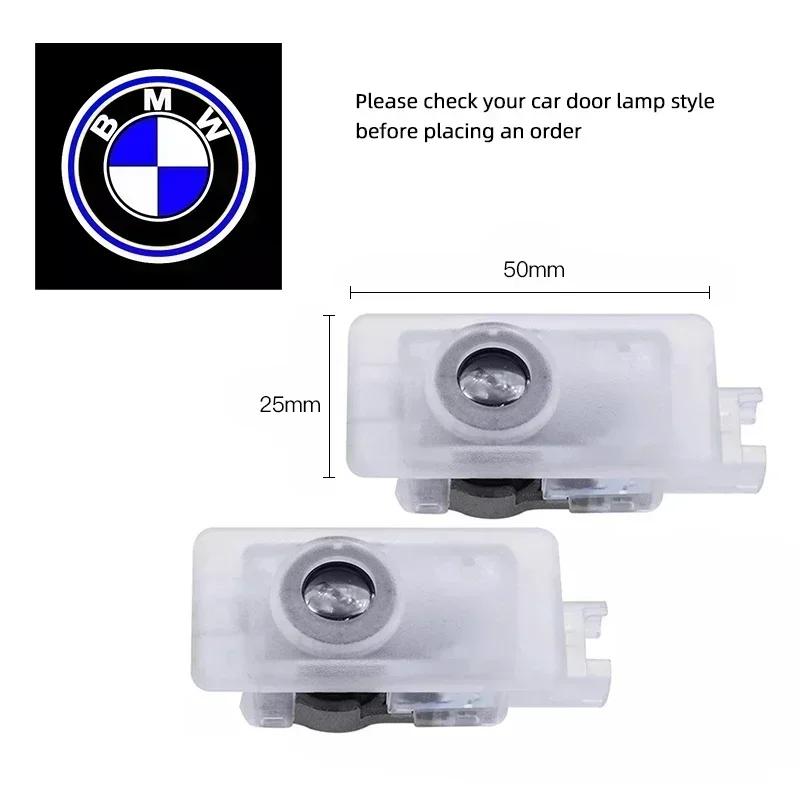 BMW GROUP 2/4Pcs Car LED HD Welcome Door Lights For BMW 1 Series F40 / 3 Series G20 G21 / 8 Series G29 Z4 /  M4 M G02 M8 X7 G07