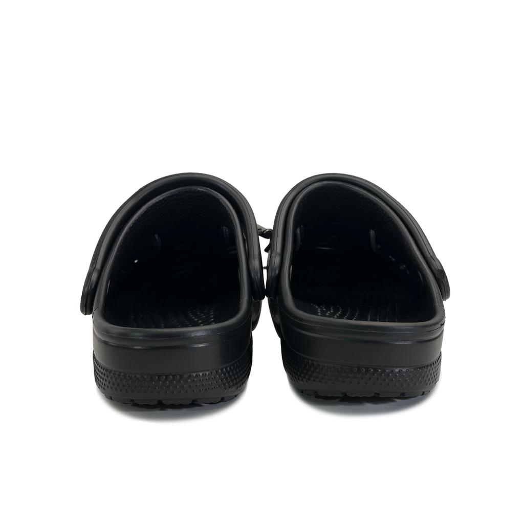 Crocs Baya EVA Cross Knot Personality Cool Niche Dark Fashion College Casual Hole Shoes Unisex Black