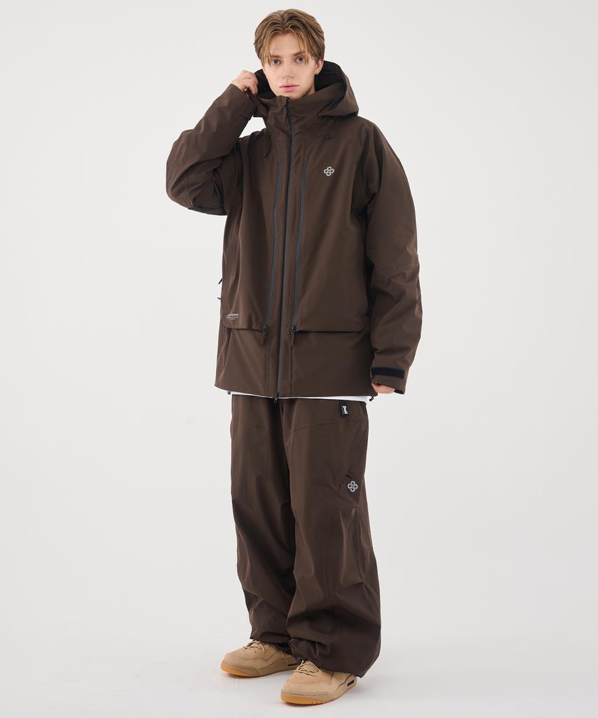 Dolauteoweeo 2526 Brick Pants Dark Choco Unisex