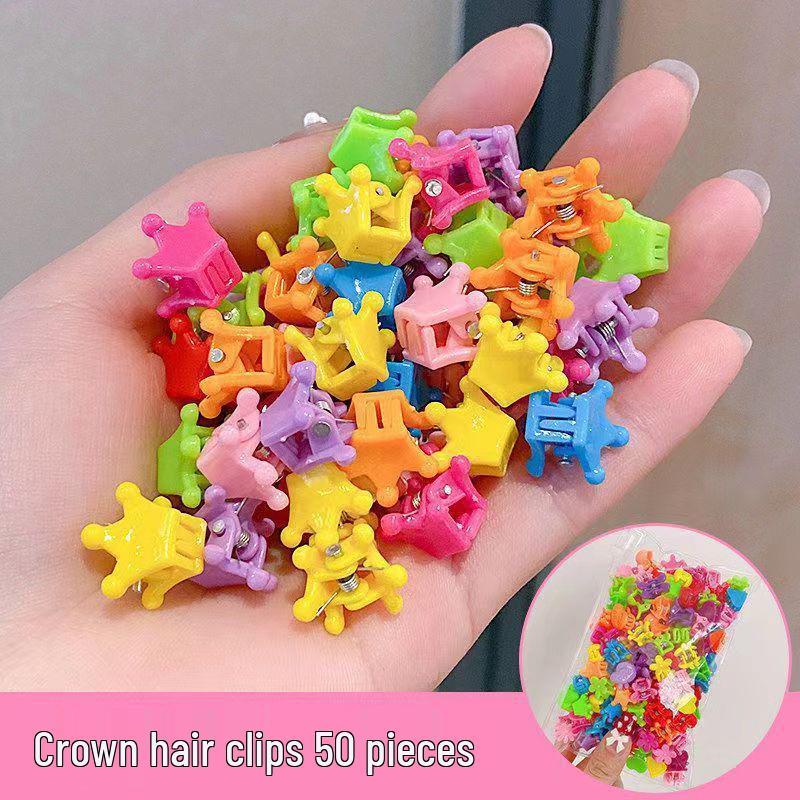 Candy Color Hair Clips for Girls - Cute, No Damage Hair Accessories, DIY Hairpins, Princess Style Claw Clip