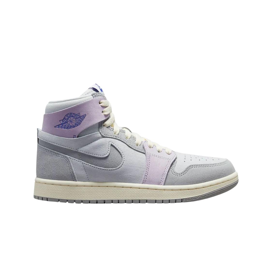 

(w) Jordan 1 Zoom Air Cmft 2 Light Smoke Grey And Barely Grape 240