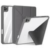 Case for iPad Pro 12.9 (2022) - TPU+PC+Leather/PU, Gray, Shockproof