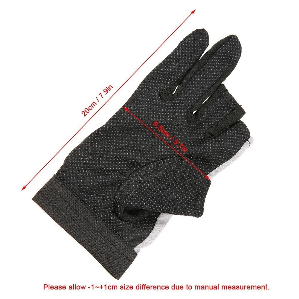 2 Pairs Breathable Fishing Hand Glove Fingerless Kayak Glove Portable Fishing Gloves Running красный