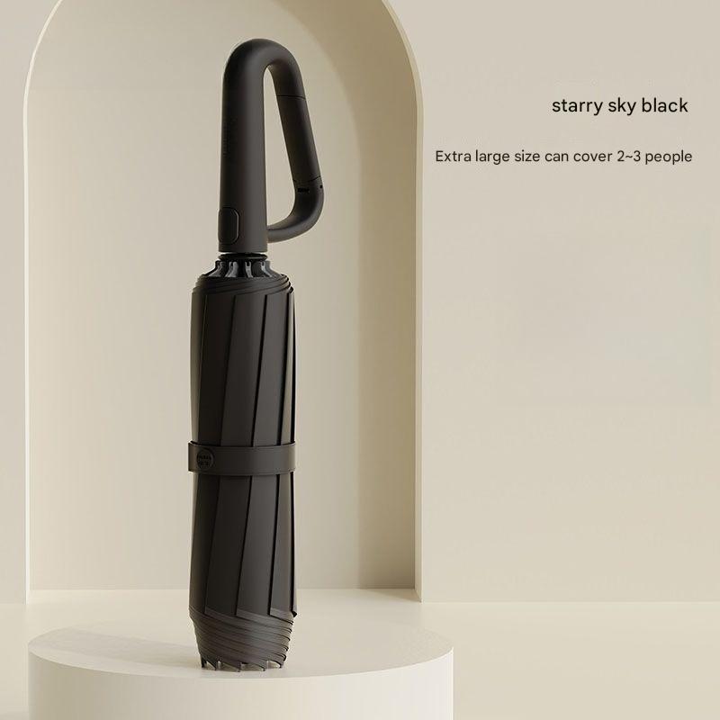Fully Automatic Reverse Folding Ring Buckle Umbrella For Sunny And Rainy Days Enlarged And Reinforced Outdoor Portable Umbrella