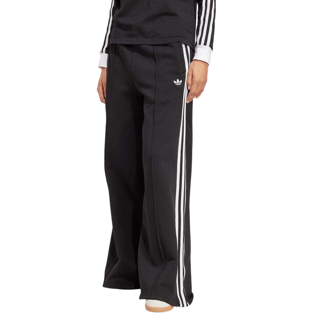 Adidas Originals Wide Sweatpants Comfortable Versatile Simple Striped Casual Pants Women Bottoms JV7473