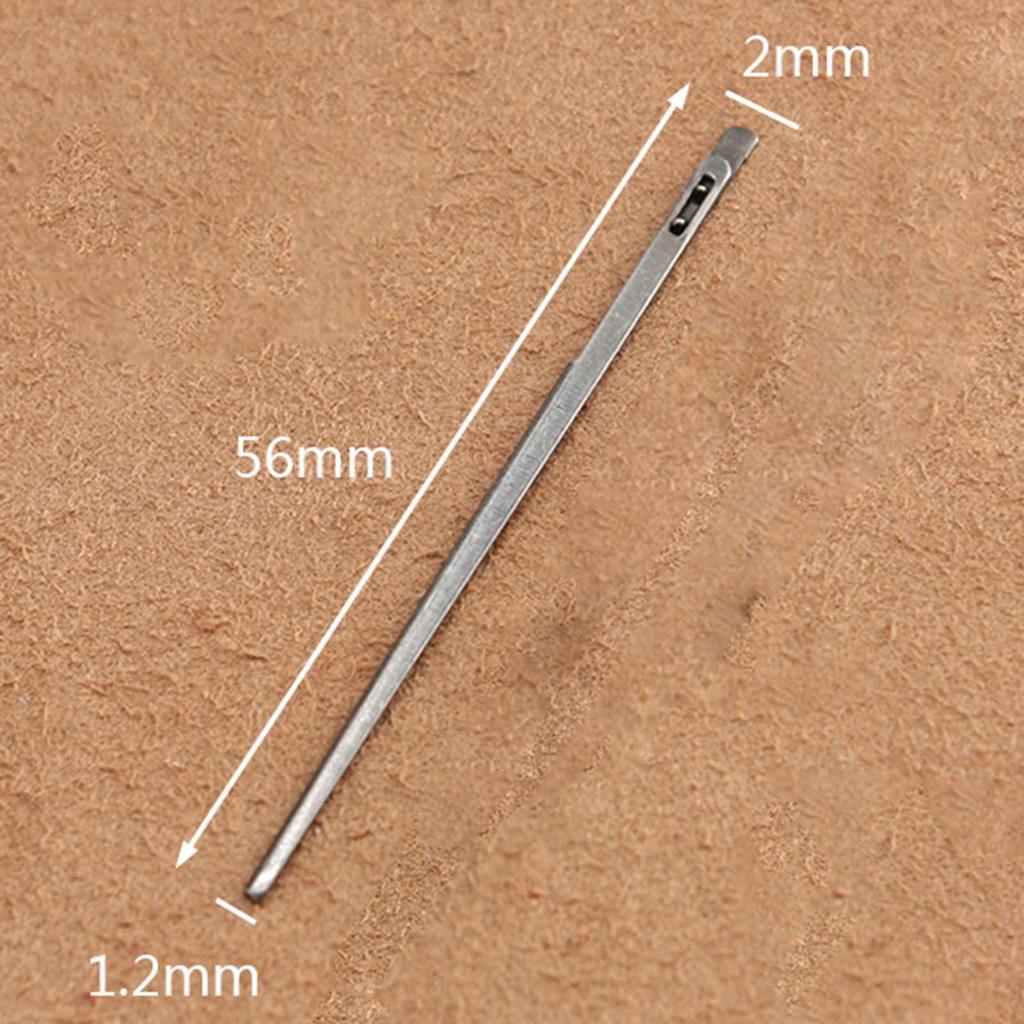 Kožený šněrovací kolík Kovový Ručně vyrobený DIY kožený nástroj Těžký ruční šití Dlouhý nástroj pro kožedělnictví pro opravu baseballových rukavic