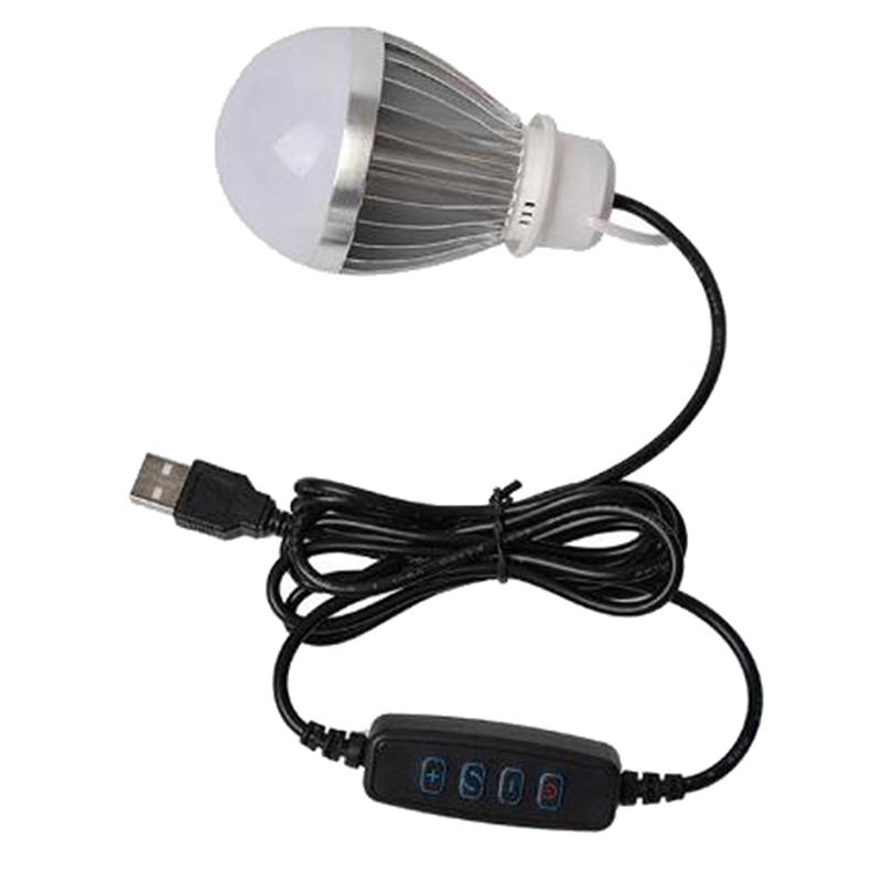 Usb napájecí kabel Multifunkční spínačový ovladač Usb plynulé stmívání 10rychlostní spínací řada Třítónové světlo