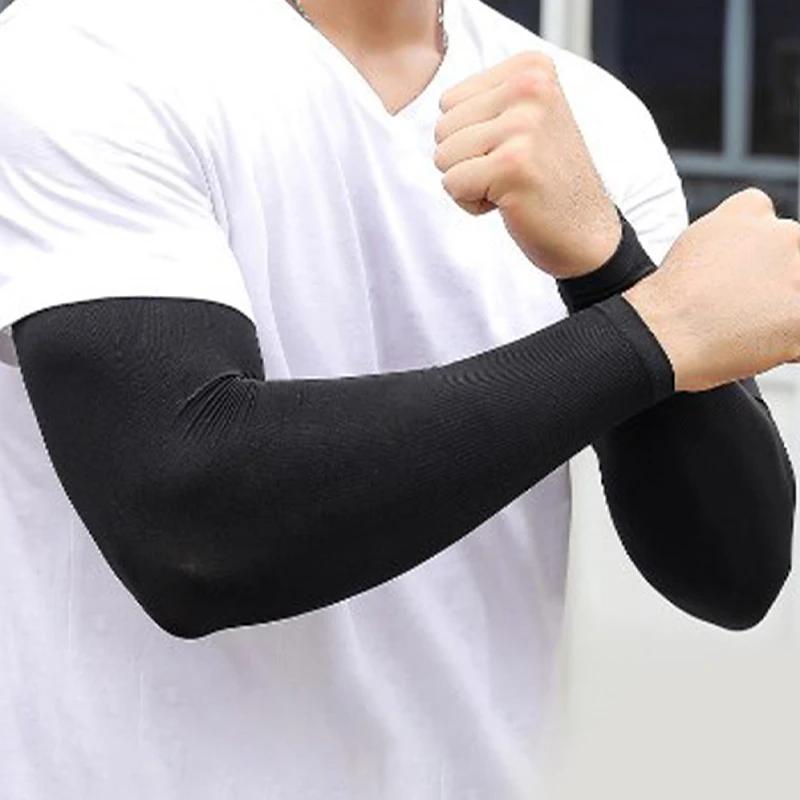 1 Pair Sports Arm Compression Sleeve – UV Protection Arm Warmer for Basketball, Cycling, Running & Volleyball