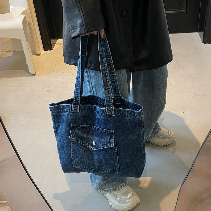 Fashion Luxury Women's Shoulder Bag High Quality Denim Fabric Women's Tote Bags Large Capacity Multi Functional Women‘s Handbags