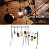 Folding Hanging Rack Travel Camping Shelf Triangle Rack Assembly Storage Picnic Rack