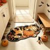 Funny Crucian Carp Fish Shape Rug Non Slip Floor Mat for Living Room Bedroom Bathroom Kitchen Home Decor Washable Carpet