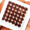 20 PCS Natural ORANGE Sapphire ROUND CERTIFIED Loose Gemstone Lot 5x5 MM