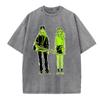 Vintage Washed The Guy She Was Interested in Wasnt A Guy At All T Shirt Men Women Clothing Harajuku Oversized Casual Tshirt
