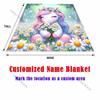 Cartoon Unicorns and Daisies Print Blanket Warm Soft Luxury Gifts for Children Adults Suitable for Home Sofa Bed Travel RV