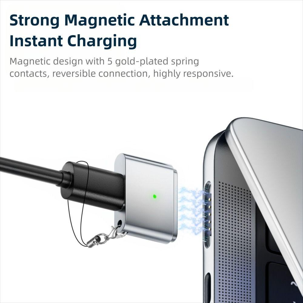 Indicator Light USB Type-C Converter Laptop Connector for MacBook Air/Pro 13 14 15 16 M1/M2/M3/M4