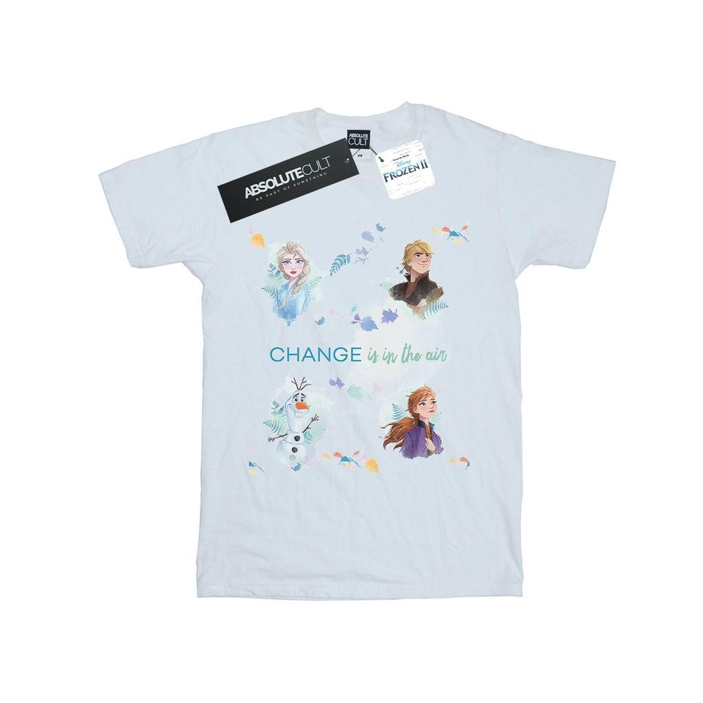 Disney Girls Frozen 2 Change Is In The Air Cotton T-Shirt