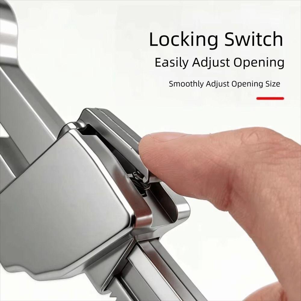 Large Opening Bathroom Spanner Aluminum Zinc Zinc Alloy Plumbing Wrench Faucet Wrench  Sink Installation