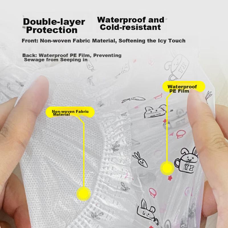 Banzheni Disposable Toilet Seat Cover, Travel And Hotel Use, Fully Enclosed, Extra Thick, Waterproof, Individually Wrapped for Postpartum Wome