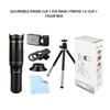32x Professional Telescope Monocular HD Zoom Phone Lens Camera Telephoto With Tripod Metal Telescope For Tourism Camping