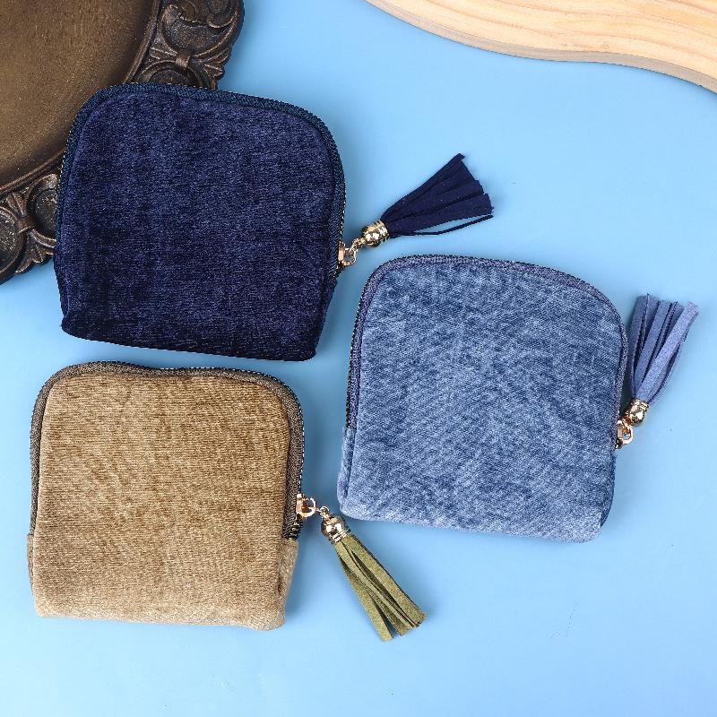 Squisita Borsa Porta Gioielli con Ciondolo a Nappa, Cerniera, Borsa Gioielli, Grande Capacità, da Viaggio, Custodia per Braccialetti