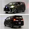 1/24 Scale Lexus LM300 Alloy Model Car, Pull Back Metal Collectible Toy Car with Light and Sound Toy Vehicle Door Can Be Opened