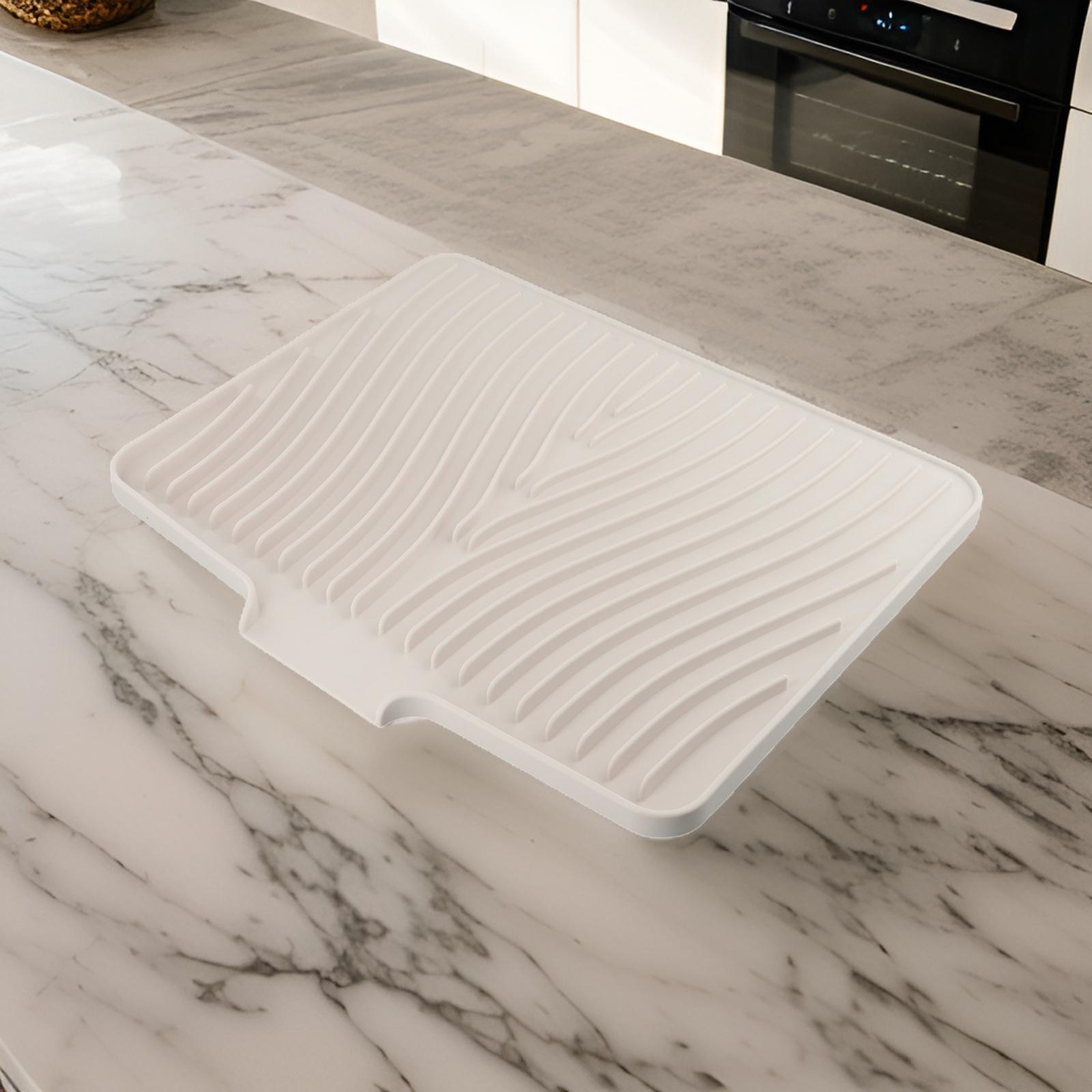 

Для кухонной посуды Коврик для сушки посуды Силикон 40x33см бежевый