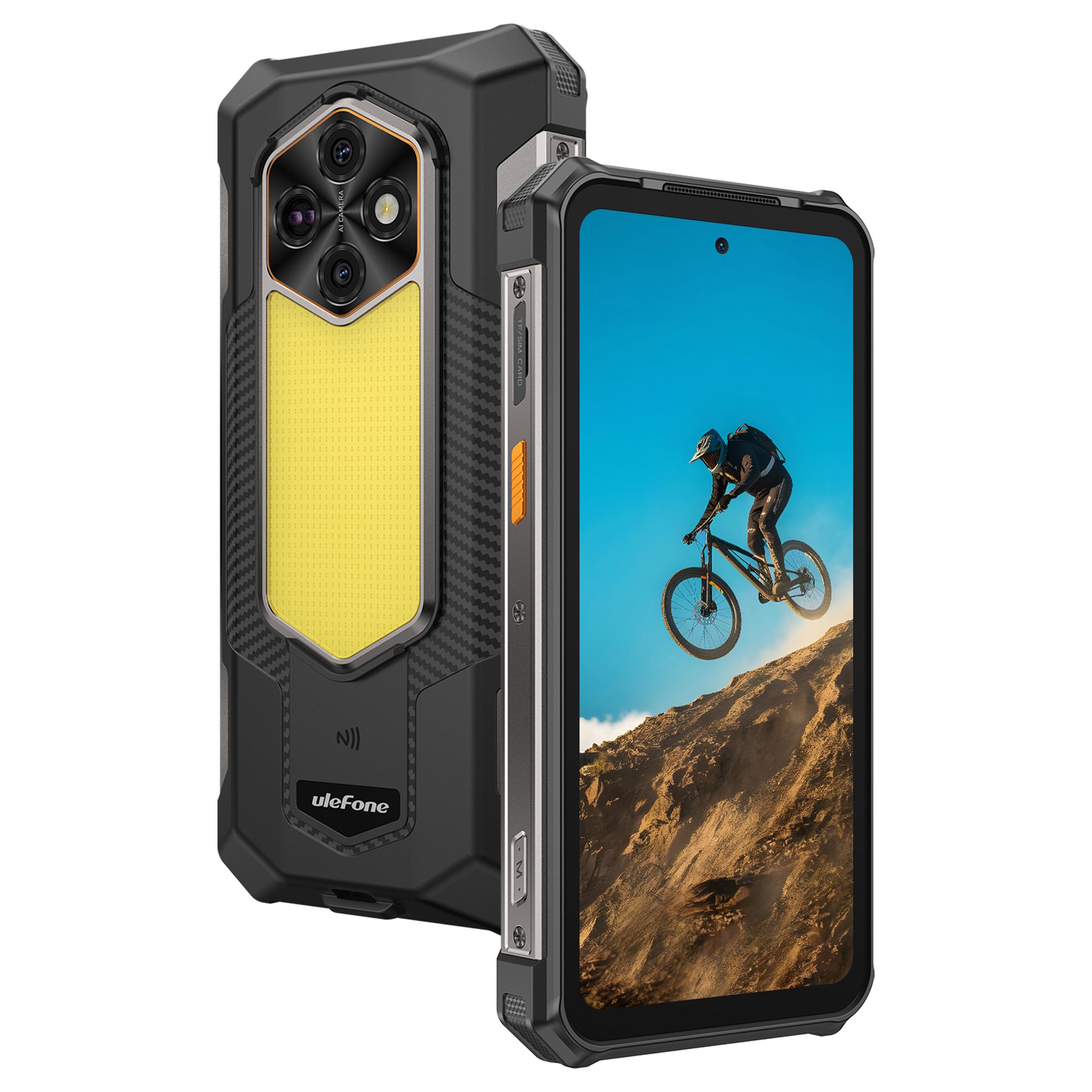 

Ulefone RugKing 5 Pro 20000mAh Rugged Phone Android 16 Up to 16GB+256GB Waterproof Smartphone 6.78 FHD+ Night Camera 33W 4G чорний