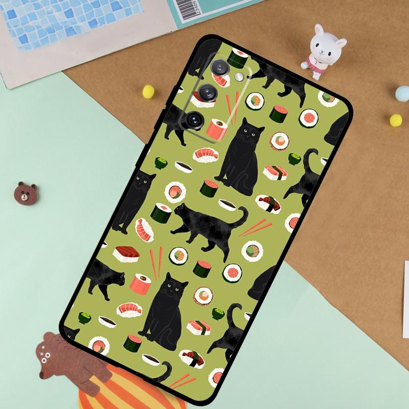 Essen Sushi Weiche Hülle Für Samsung Galaxy S25 Ultra S9 S10 S20 FE S21 S22 S23 Plus S24 Ultra Funda Abdeckung